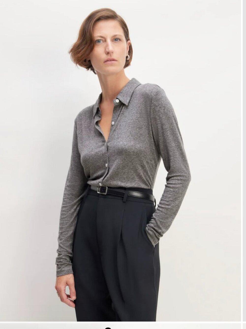 Everlane drapey buttondown EUC